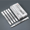 Super blanc éblouissant tête fine séchage rapide stylo de peinture étanche