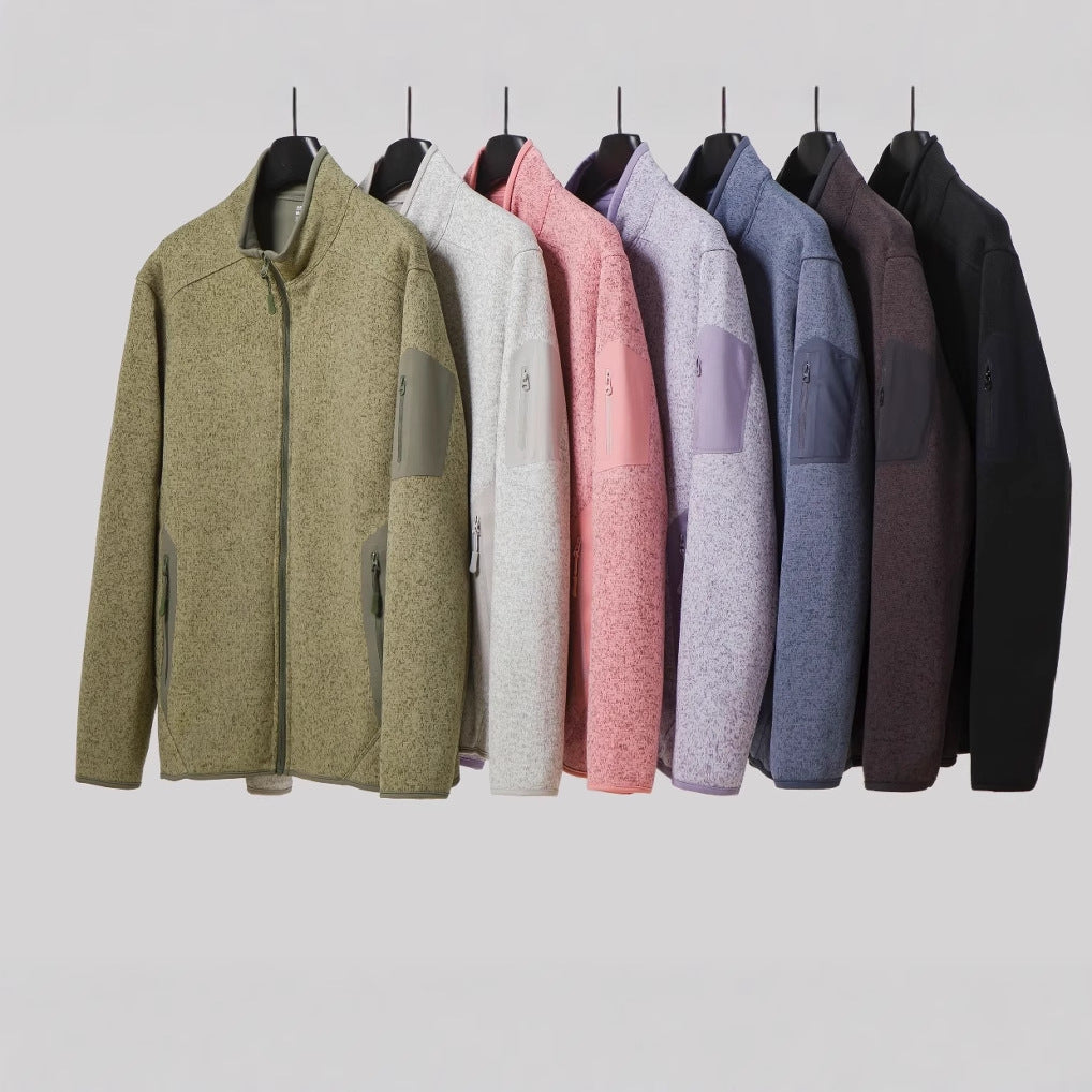 Manteau de cardigan rembourré de loisir