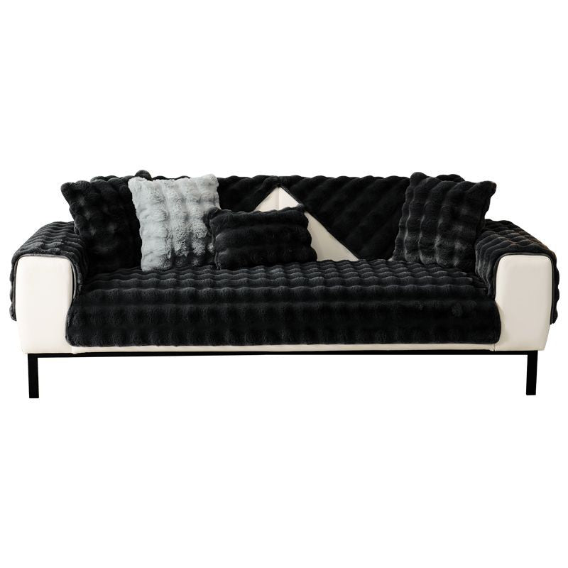 Lapin en peluche Canapé Coussin d'hiver Épaisseur polaire Simple