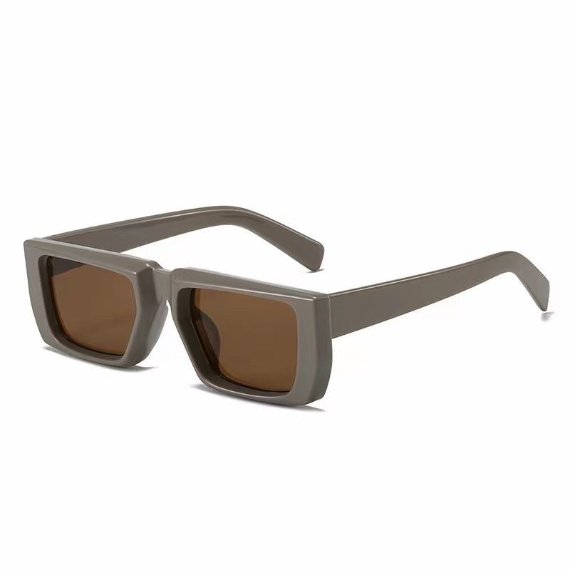 Y2K Girl Super Cool Street Shooting UV-proof Lunettes de soleil en forme spéciale