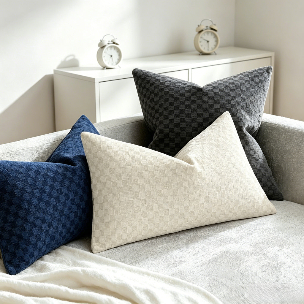 Solid Color Three-Dimensional Cushion Cover for Small Throw Pillow