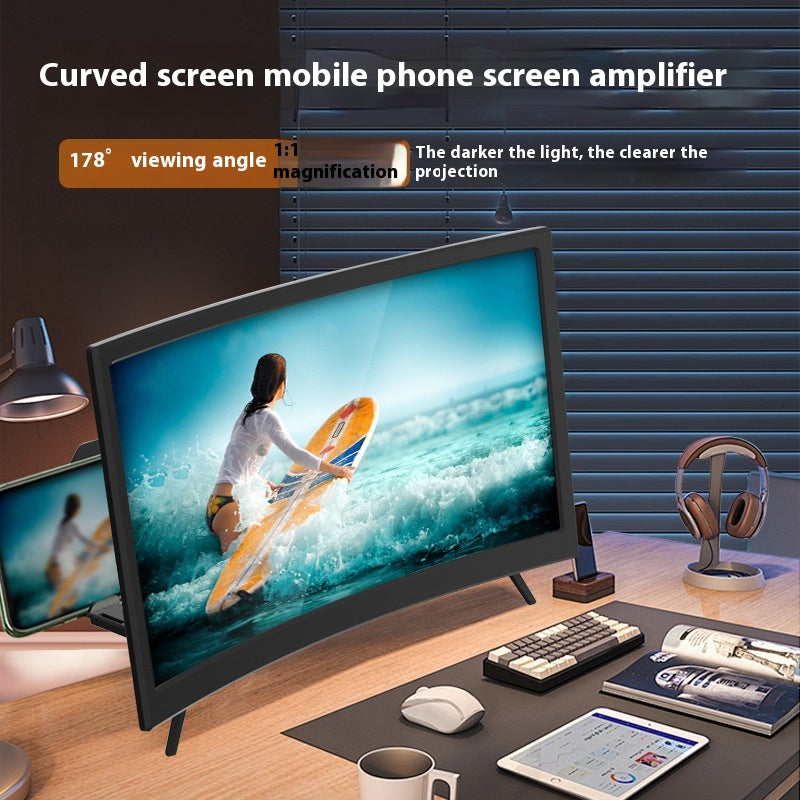 Amplificateur en plastique d'écran de téléphone portable TV