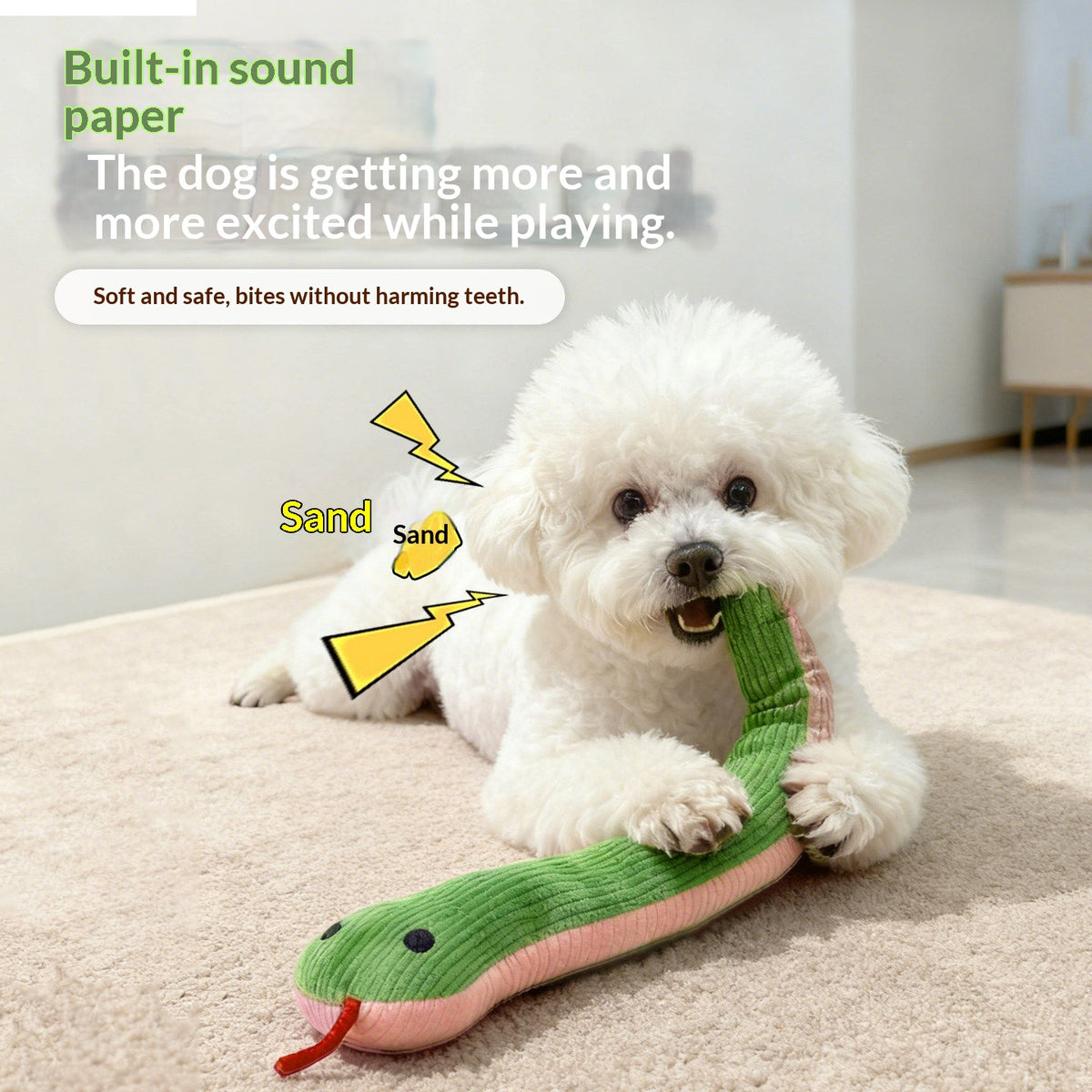 Pet Cat Snake Toy