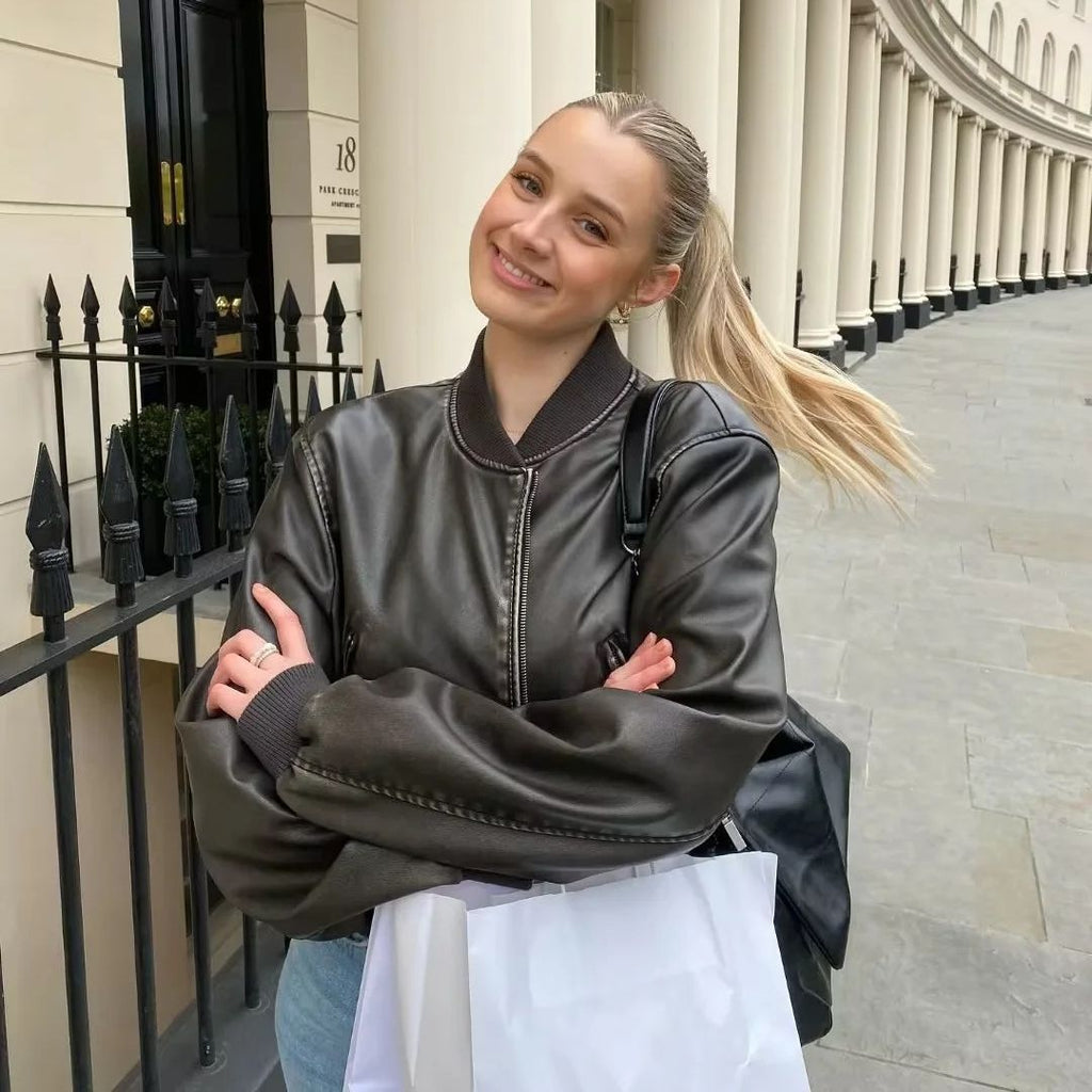 Veste pilote de moto de stand pour femmes