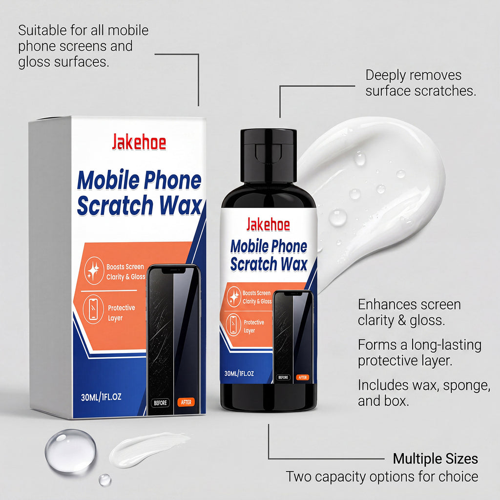 JAKEHOE Wax résistant aux rayures pour téléphones portables