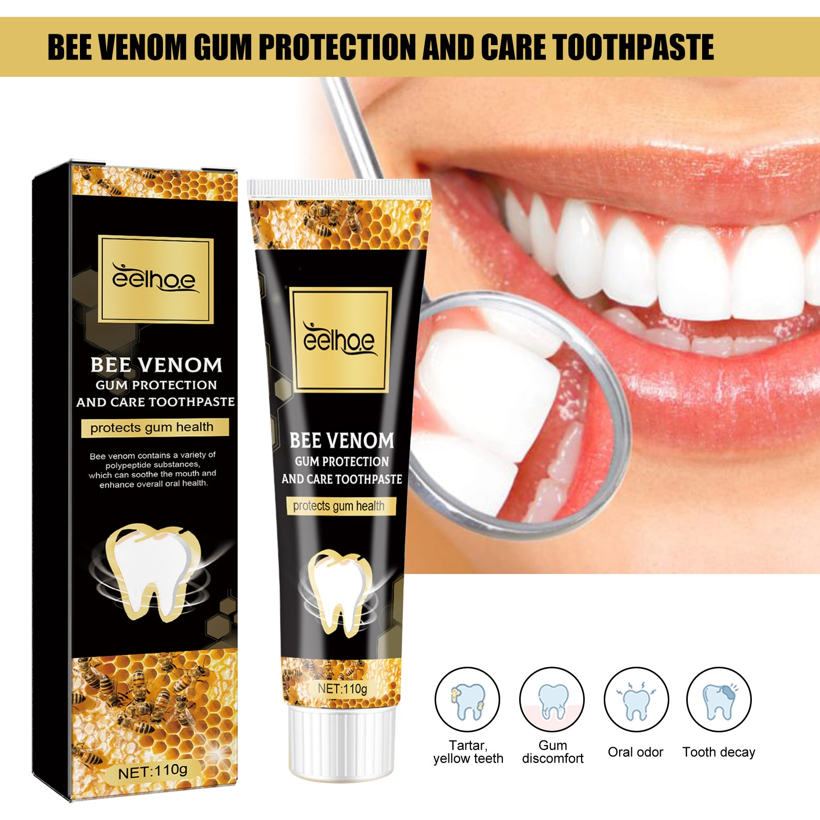 Bee V Enom Gum Protection Dentifrice 110g 1box