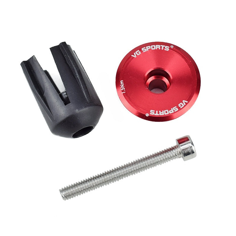 Prises de poignées en alliage d'aluminium Caps d'extrémité de guidon de vélo