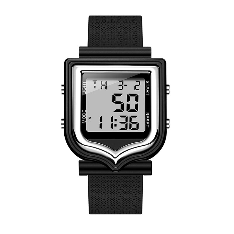 Montre de sport de plein air carré mode