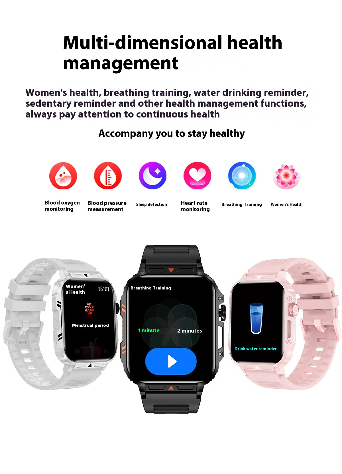 Smart Wireless Call Sport Step Computing Watch