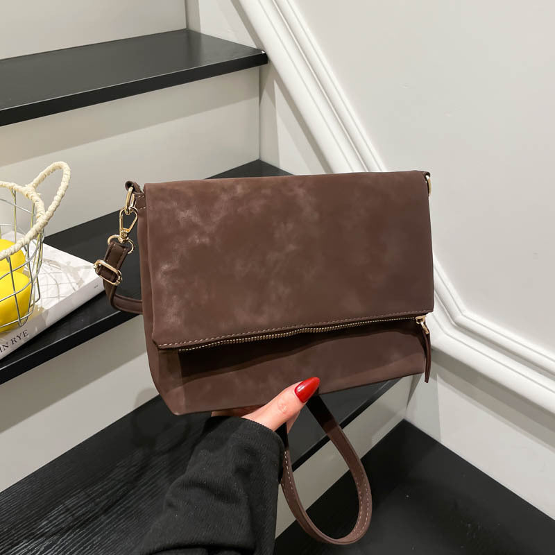 Sac à bandoulière en cuir PU en enveloppe minimaliste