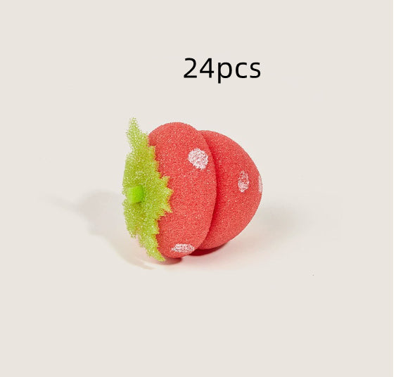 Sponge cheveux sommeil à Curl Styling outil Strawberry Balles de curling