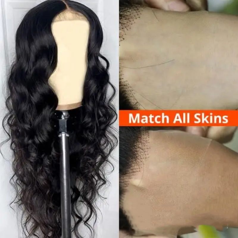 13x 4 Perruque à cheveux humains en dentelle frontale