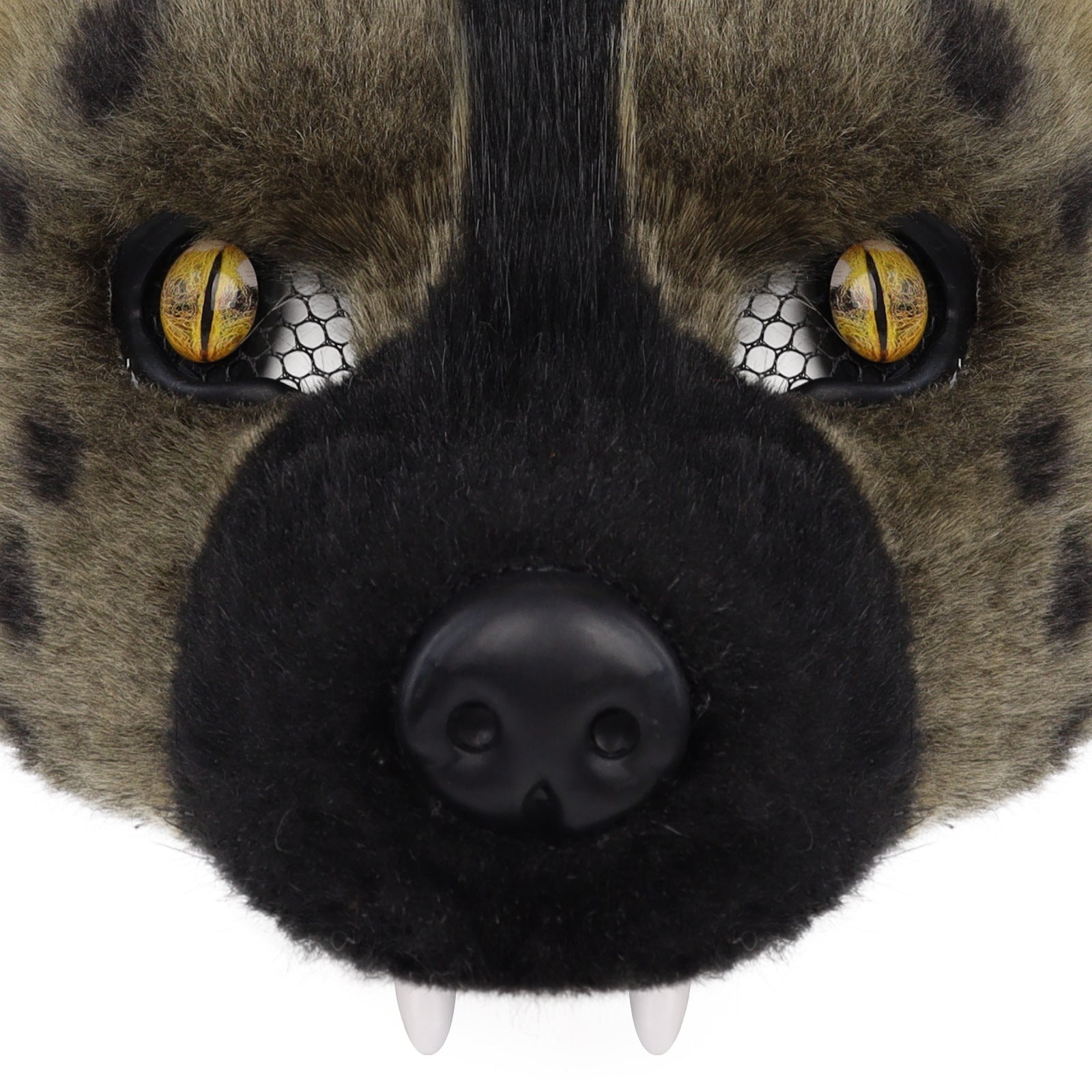 Masque en peluche tacheté de Hyena costume d'Halloween