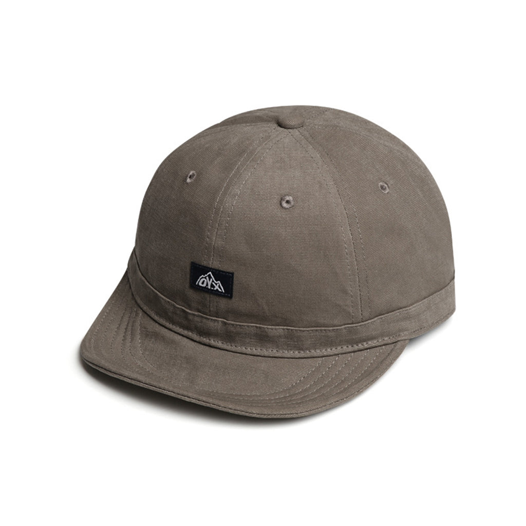 Couleur Solide Homme Rond-top cousu Lettre d'étiquette Brim Casual Style Cap de baseball Suitabl