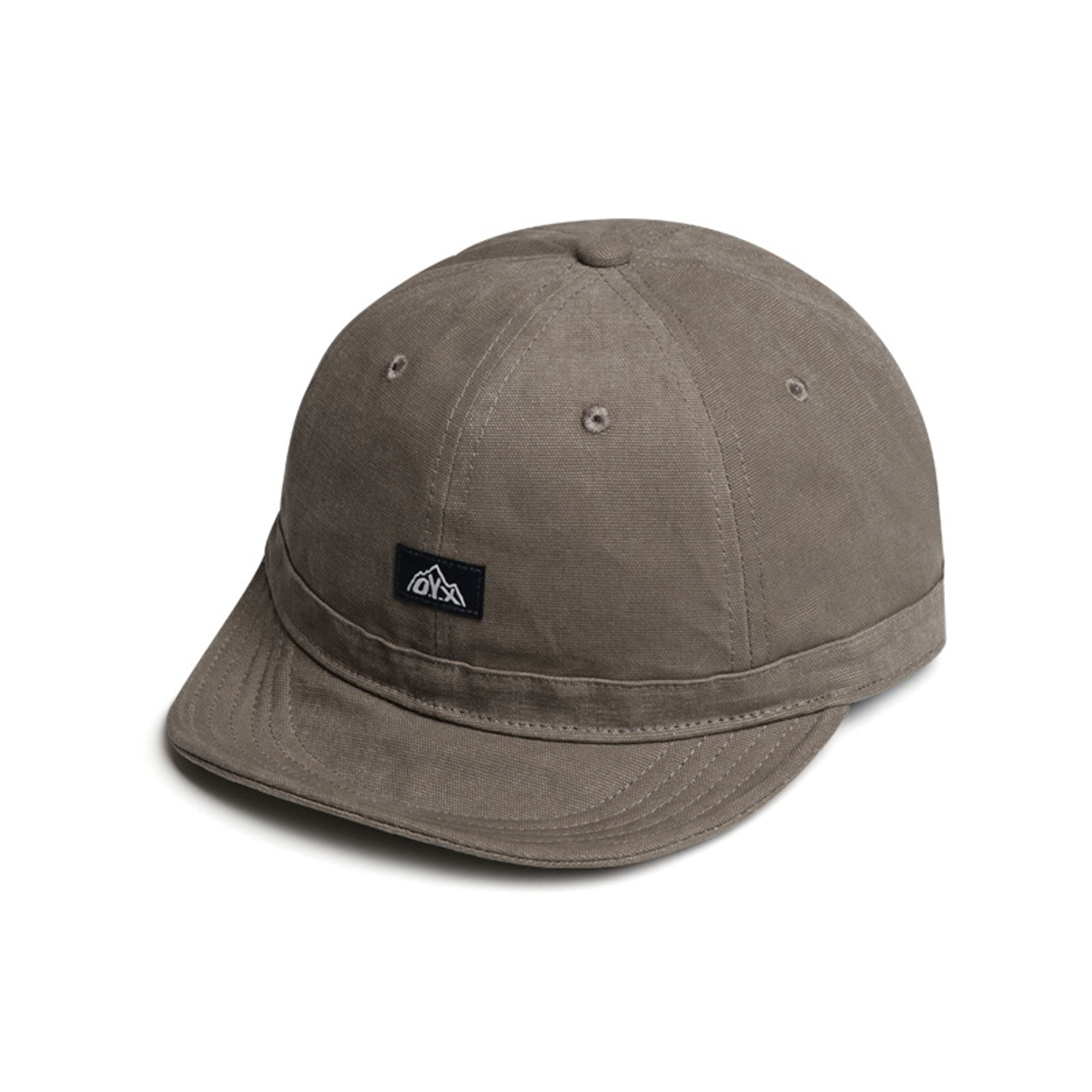Couleur Solide Homme Rond-top cousu Lettre d'étiquette Brim Casual Style Cap de baseball Suitabl