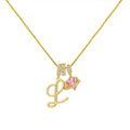 Dopamine 26 Anglais lettre collier fille légère luxe minorité haut sens