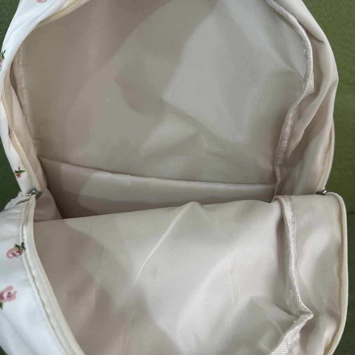 Sac à dos imprimé floral de style préppy