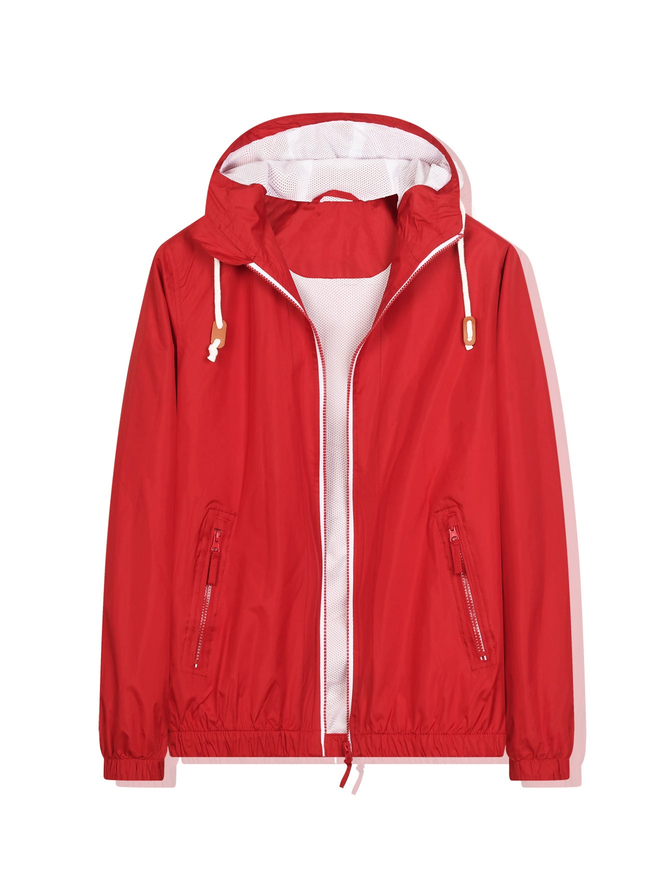 Manteau de brise-vent d'extérieur pour hommes Veste souple monocouche légère