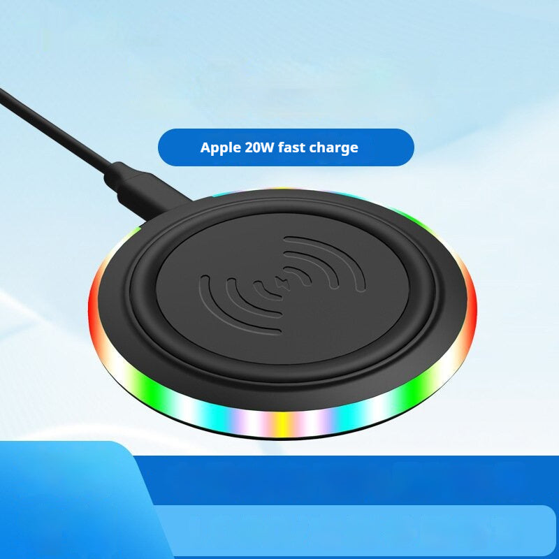 Chargeur de téléphone sans fil ultra-mince de bureau 10W