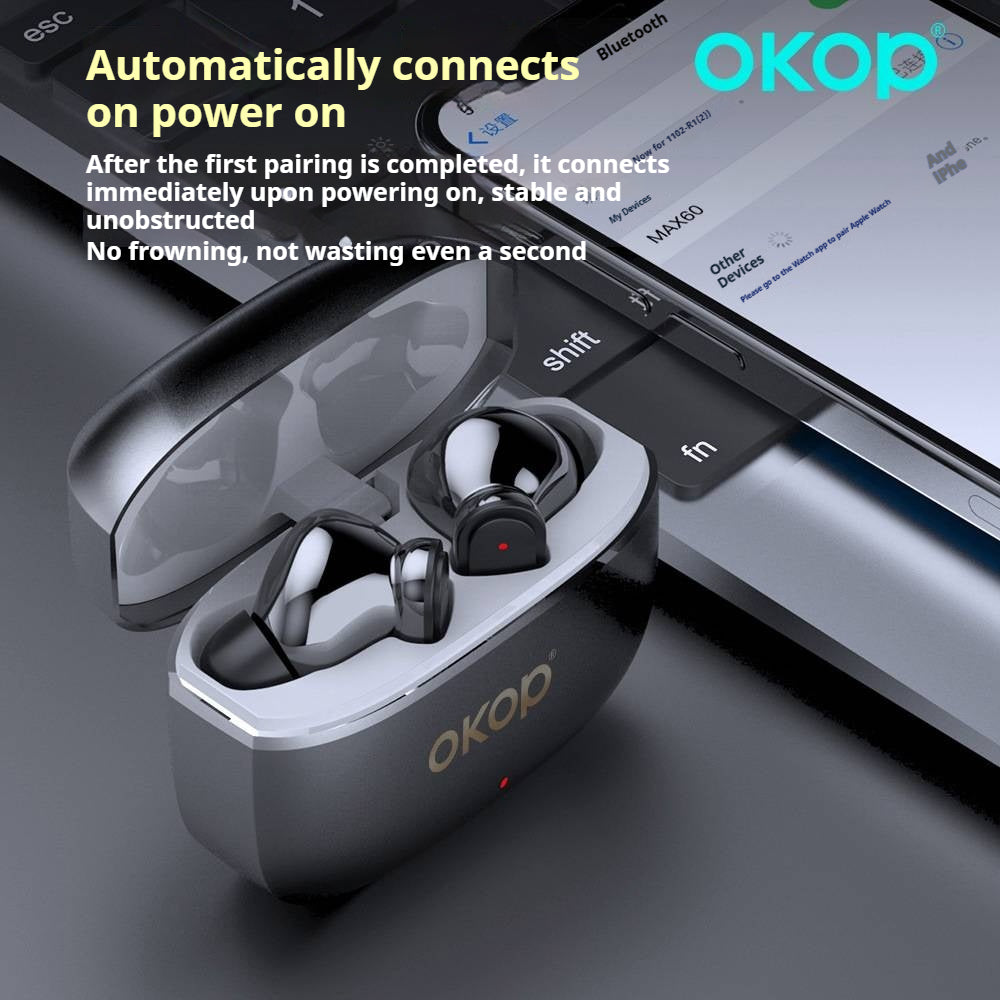 KP-210 True Wireless Bluetooth Ecouteurs dans le modèle d'oreille avec annulation de bruit