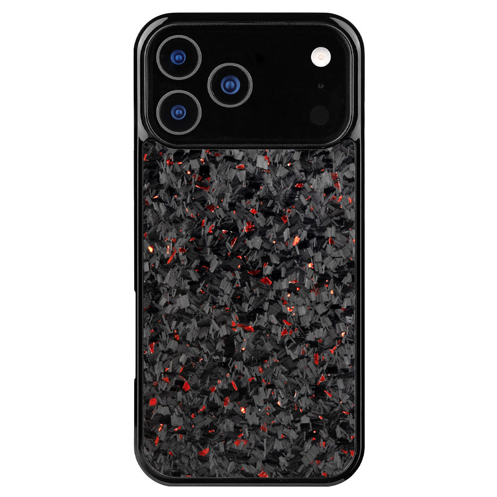 Compatible avec le boîtier de téléphone en fibre de carbone forgé