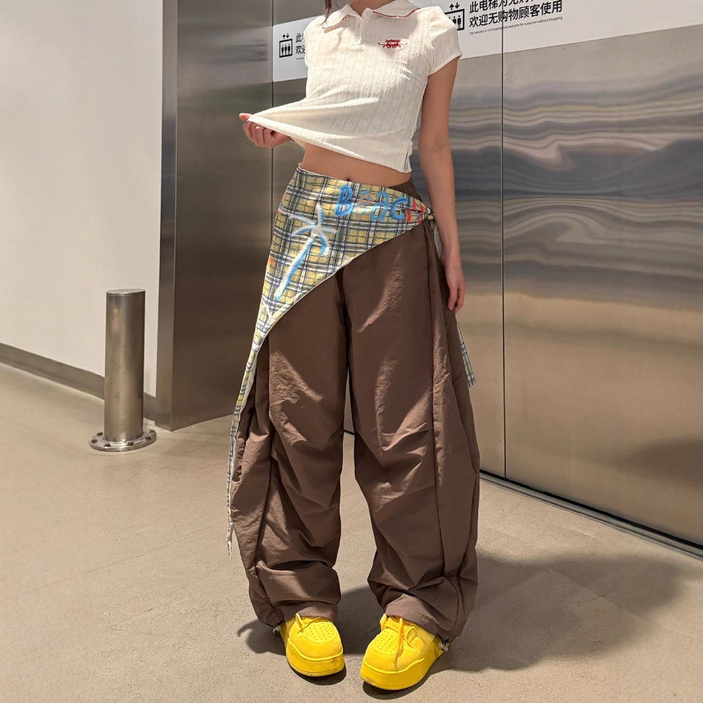 Pantalons à plis larges pour femmes