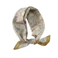 Cotton Square Vintage Écharpe en soie florale de style ethnique