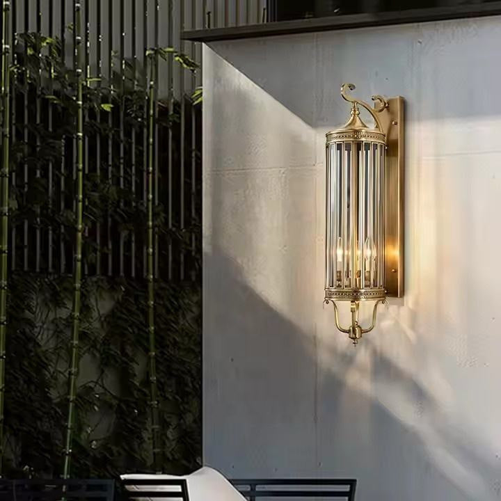 Lampe murale intérieure Lampe murale extérieure longue style chinois