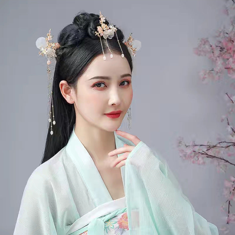 Tassel Ensemble complet de cheveux antiques Fermoir Style chinois Classique Simplicité Accessoires de cheveux