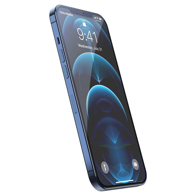 0.3mm Plein écran tout verre anti-bleu clair film trempé pour IP 12 Mini 5.4 En pouces