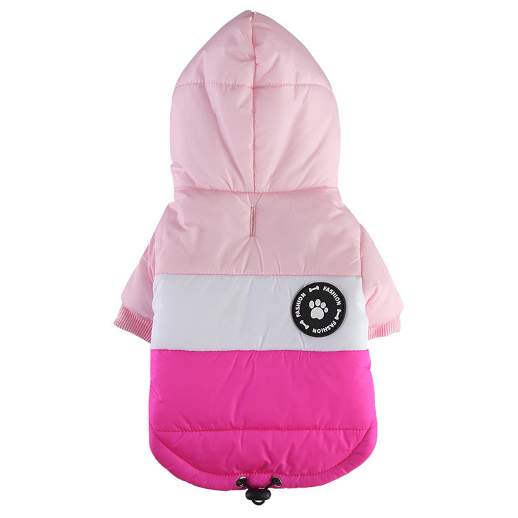 Pet Supplies Dog Breast Collar Hiver Vêtements Coton Coat Chest and Back Traction