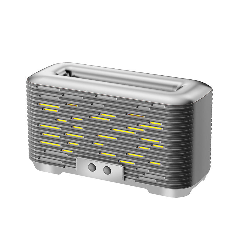 Diffuseur d'arôme de flamme Bureau d'humidificateur Grande Capacité de décoration maison USB