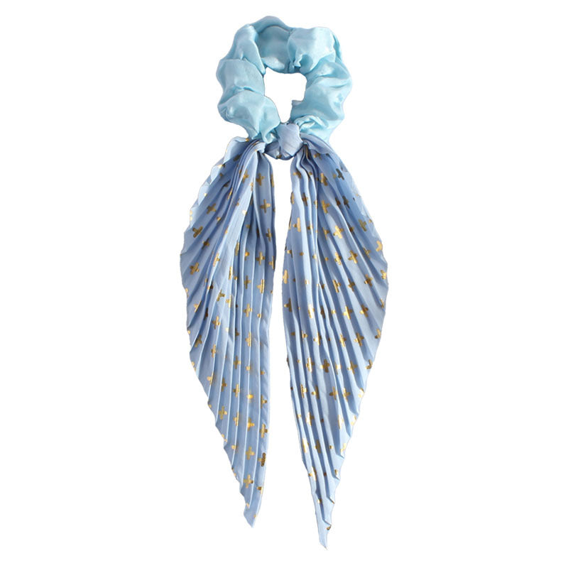 Cute en soie Ponytail cheveux Loop bande de cheveux Accessoires de cheveux
