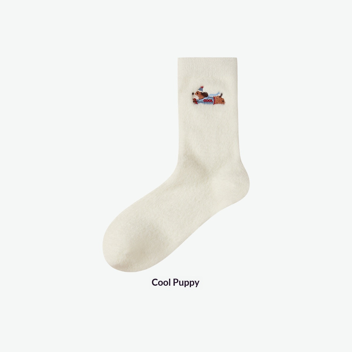Chaussettes brodées Dachshund pour femmes