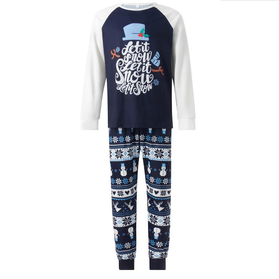 Année Parent-enfant Outfits L'automne porte pour la famille de trois ou quatre manches longues Noël Ho
