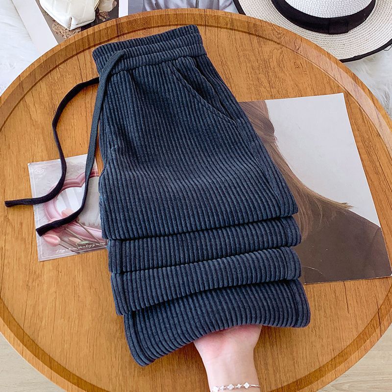 High-waisted straight-leg versatile trousers