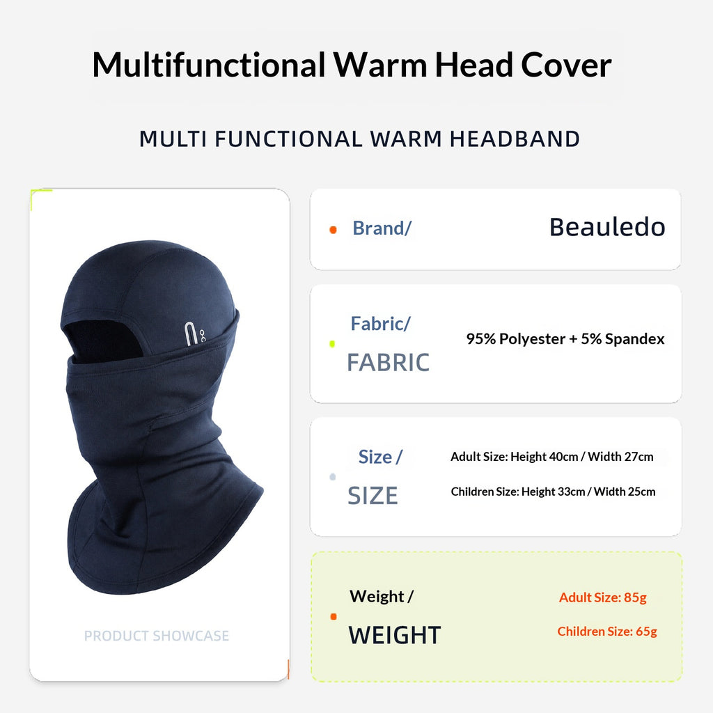 Chapeau polaire Balaclava pour motos