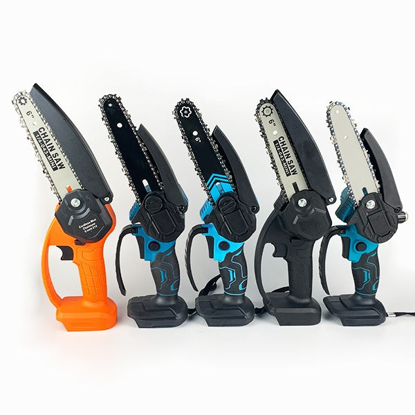 Sciage à chaîne de lithium de 6 pouces Sciage de coupe de bois Ménage Mini rechargeable