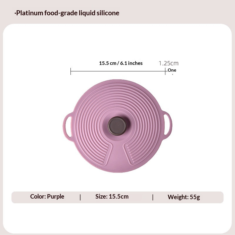 Couvercle de silicone de qualité alimentaire