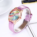 Trendy et fashionable Rainbow Face Women's Watch