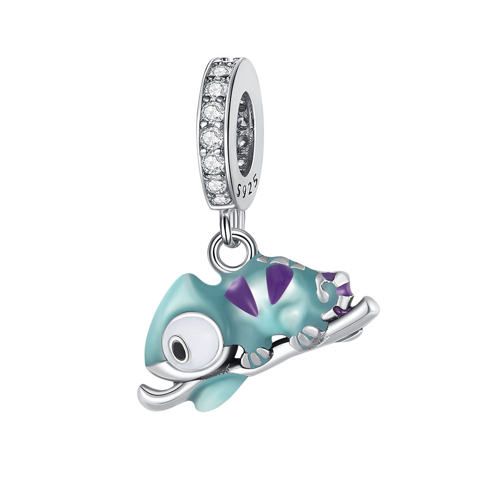 Bracelet de paon en argent plaqué cuivre personnalisé avec brins de perles