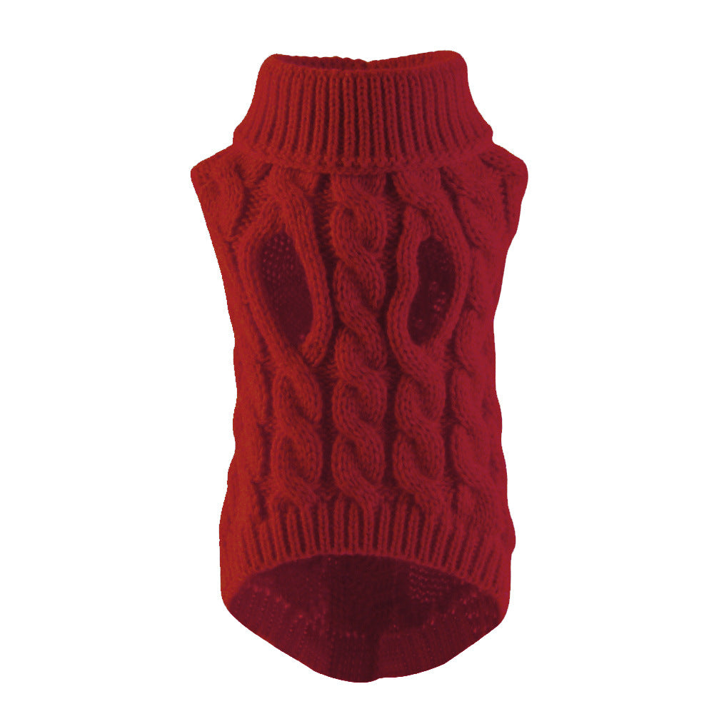 Chandails pour animaux d'hiver chauds