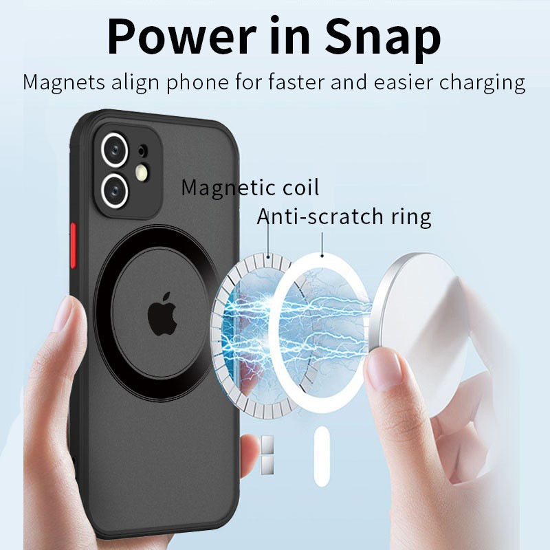 Boîtier de protection sans fil magnétique pour téléphone