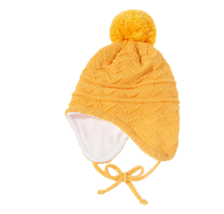 Ensemble de gants de garde d'oreilles pour enfants en laine solide et chaude