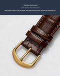 Bracelet de montre en cuir véritable double face fabriqué à partir de la peau de veau supérieure