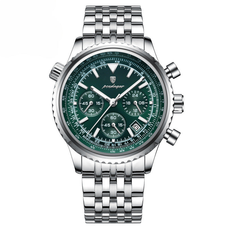 Montres homme Imperméable Calendrier lumineux Multi-fonctions