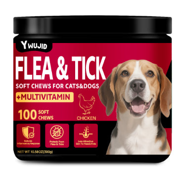 Gentle particles to protect animals from fleas and ticks