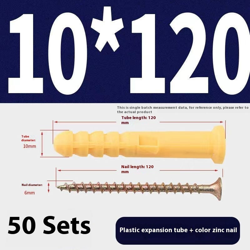 Little Yellow Croaker Tube d'expansion en plastique Bolts Nylon