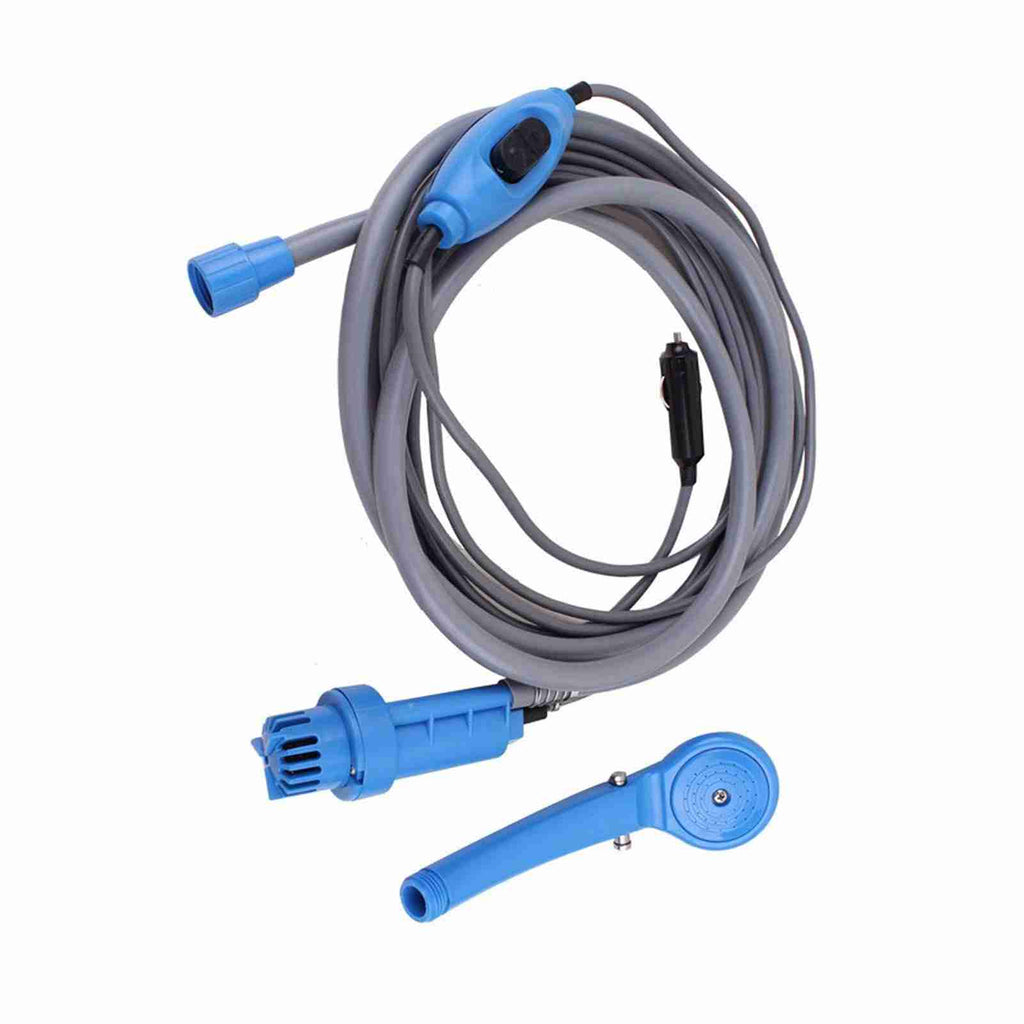 Portable Camping Douche Débit d'eau réglable Vaporisateur de douche extérieure étanche 2,5 L/min