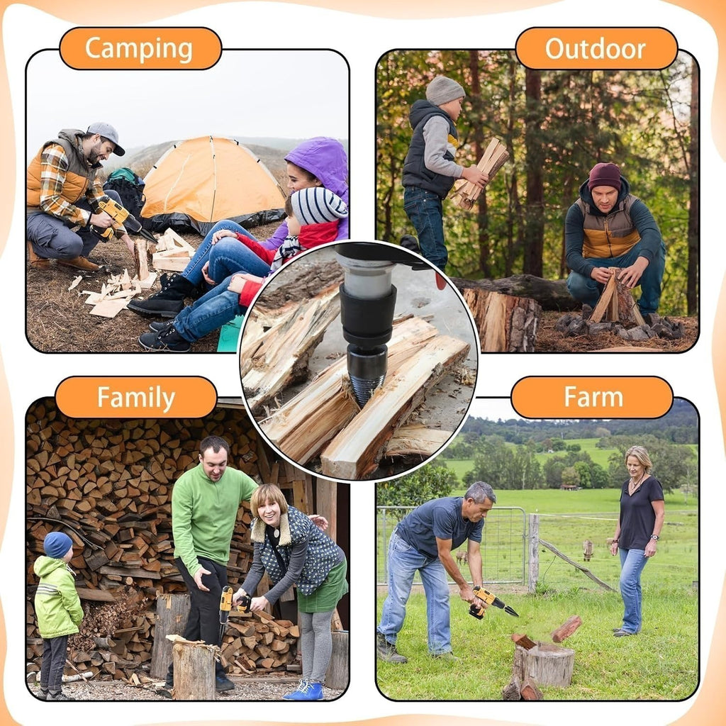 Ensemble de bit en bois de 32mm avec 3 bits de forage et boîte de stockage — Accessoires pour la main à